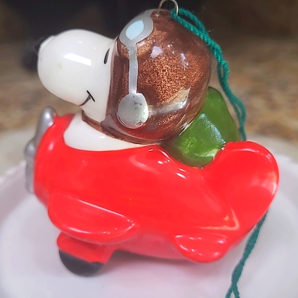 MCM Snoopy "Red Baron" Xmas Ornament - Picture 4 of 5
